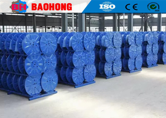 Gewölbte Stahlkabeltrommel Bobbin Stranding Machine For Pipes einlagig