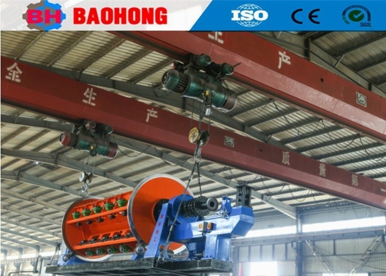 Steifer 1+6+12 Kupferdraht-Hochgeschwindigkeitsleiter Stranding Machine