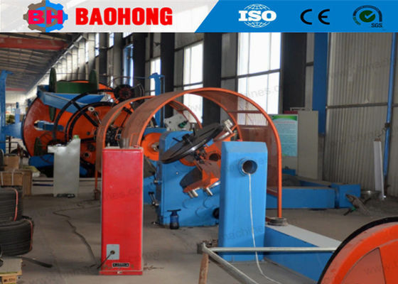 1250mm Trommel-Drahtseil, das Maschine mit 2000mm Neigung herstellt