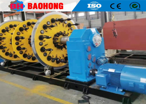 Stahl-Draht Mesh Cable Armouring Machine Dia 4mm für das Verdrehen